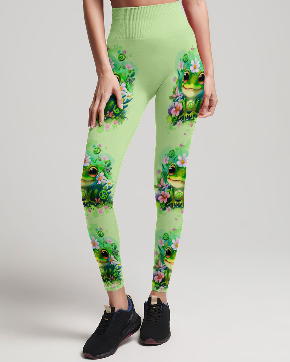 BE YOU THE WORLD WILL ADJUST FROG ALL OVER PRINT - TYQY2311235