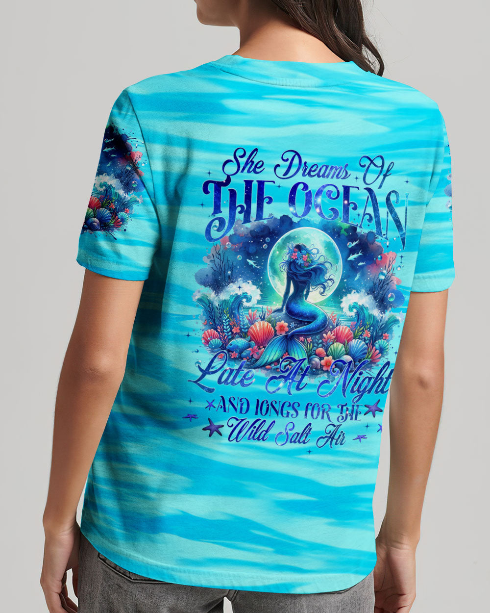 SHE DREAMS OF THE OCEAN ALL OVER PRINT - TYTM3005242
