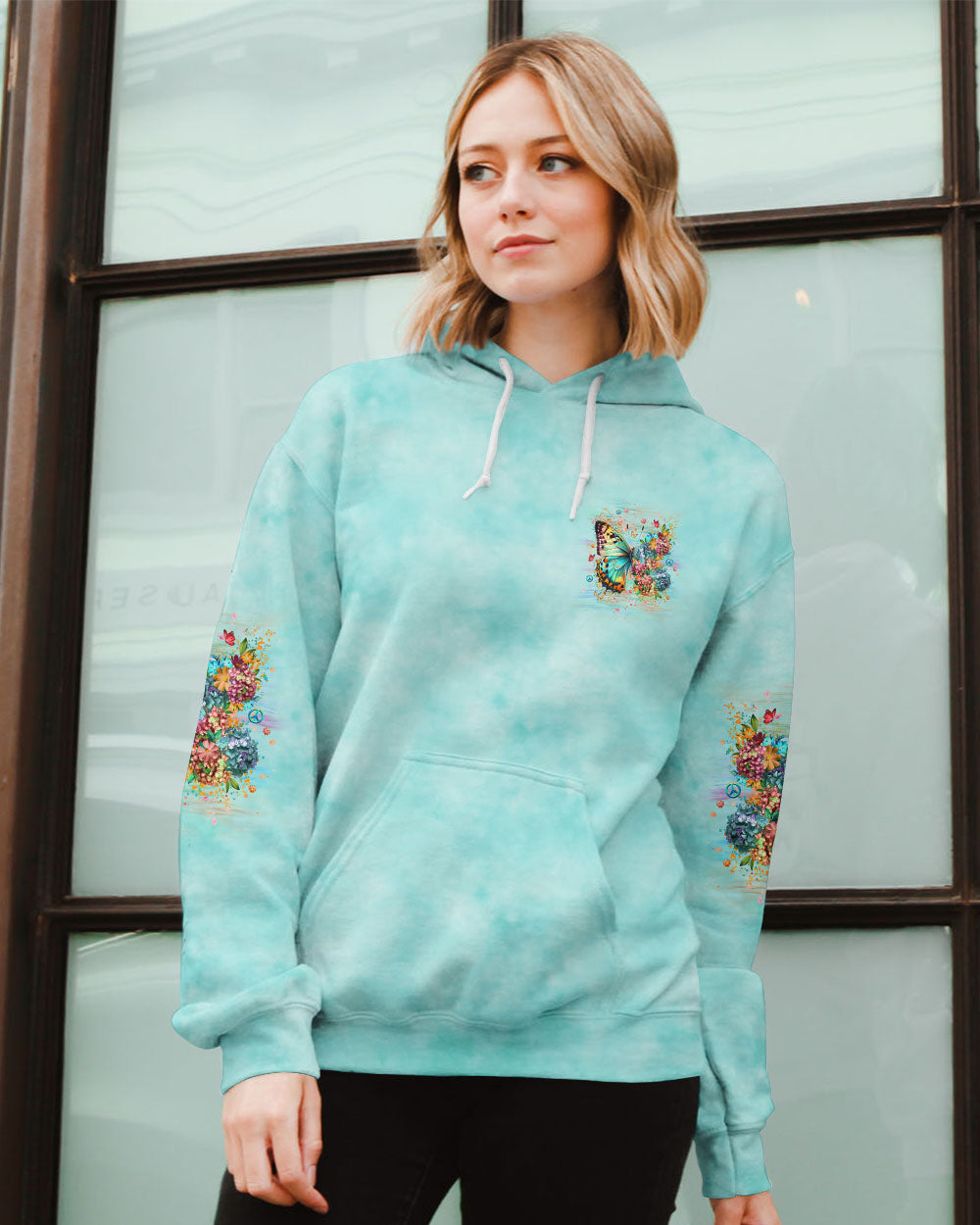 CHANGE IS SUCH A BEAUTIFUL THING BUTTERFLY ALL OVER PRINT - YHHG3009242