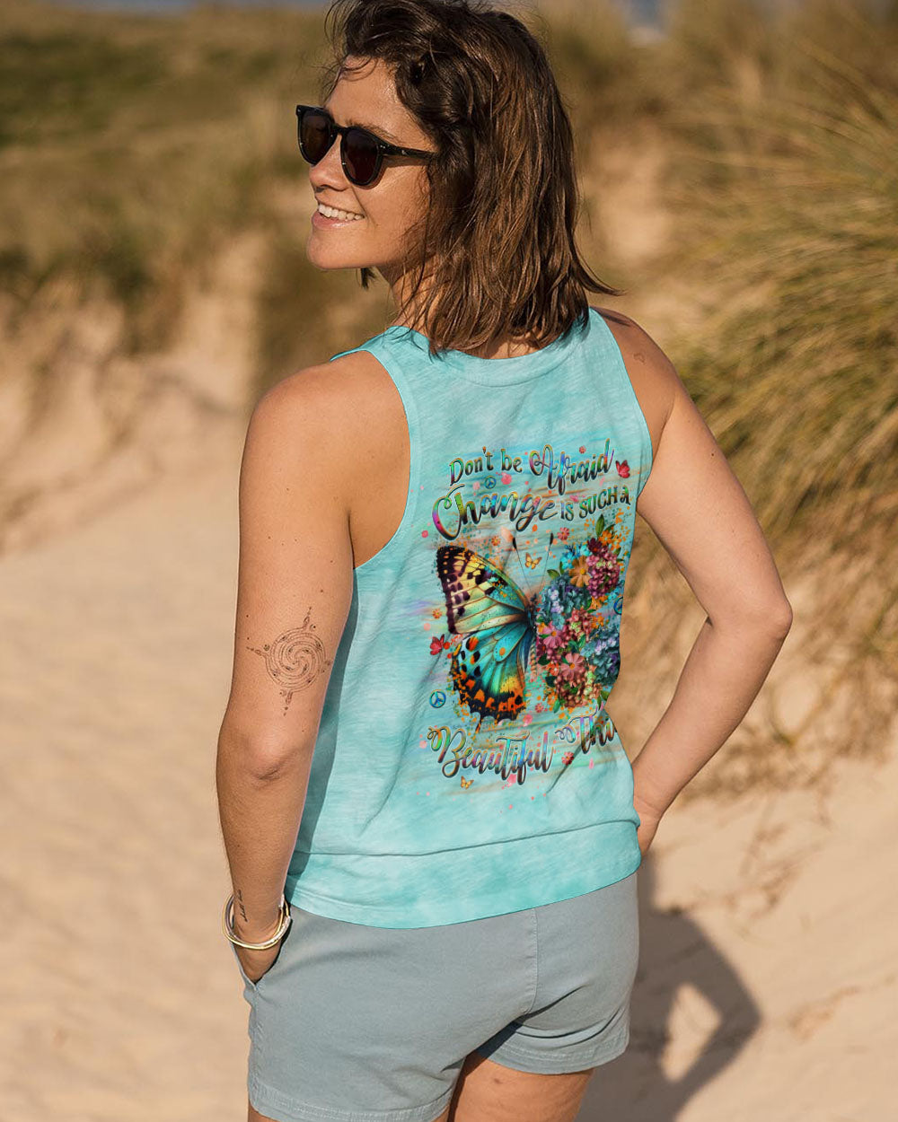 CHANGE IS SUCH A BEAUTIFUL THING BUTTERFLY ALL OVER PRINT - YHHG3009242