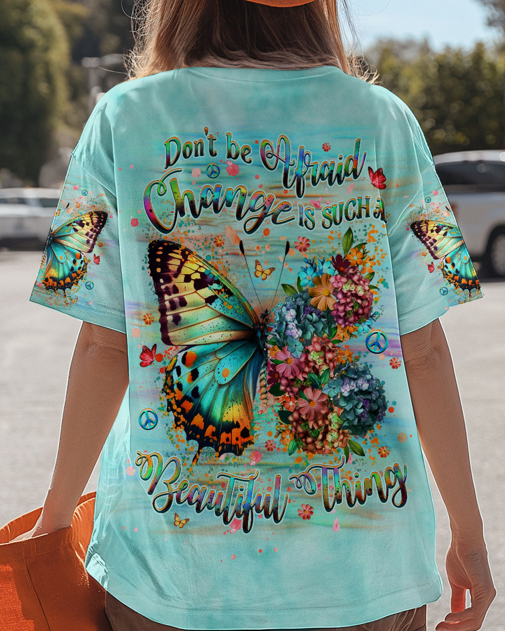 CHANGE IS SUCH A BEAUTIFUL THING BUTTERFLY ALL OVER PRINT - YHHG3009242