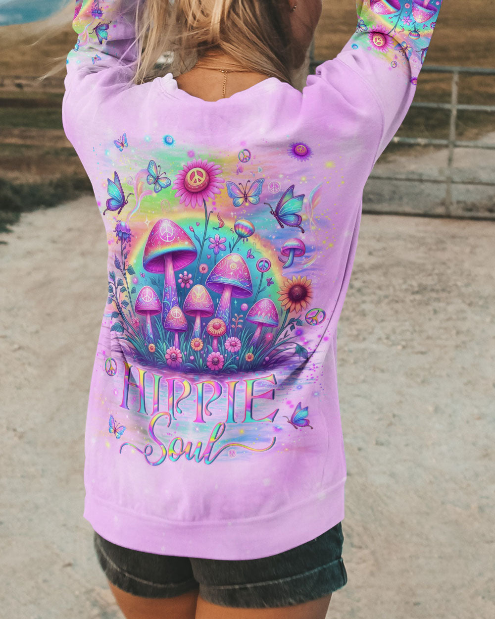 HIPPIE SOUL MUSHROOM ALL OVER PRINT - YHLN2404242