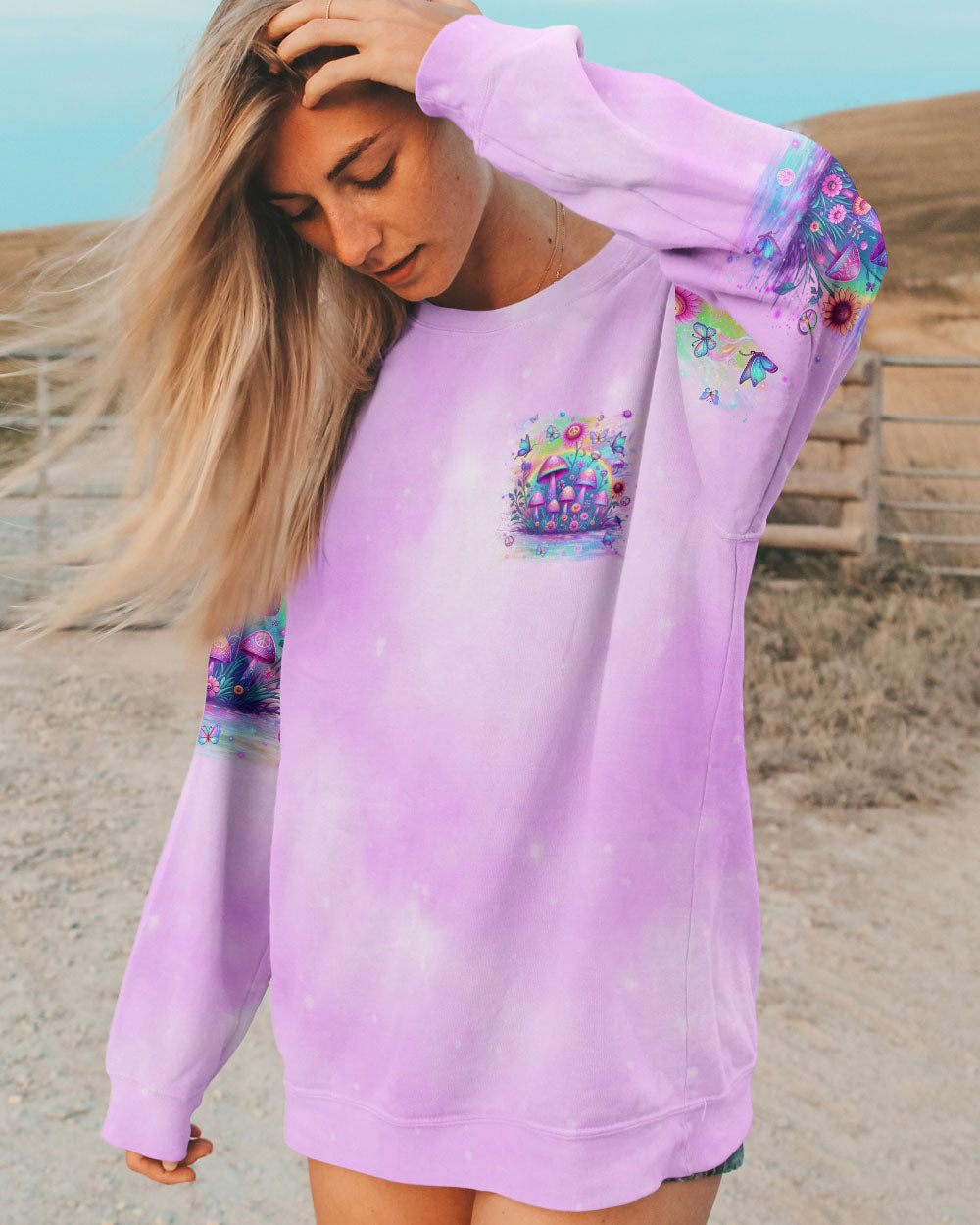 HIPPIE SOUL MUSHROOM ALL OVER PRINT - YHLN2404242