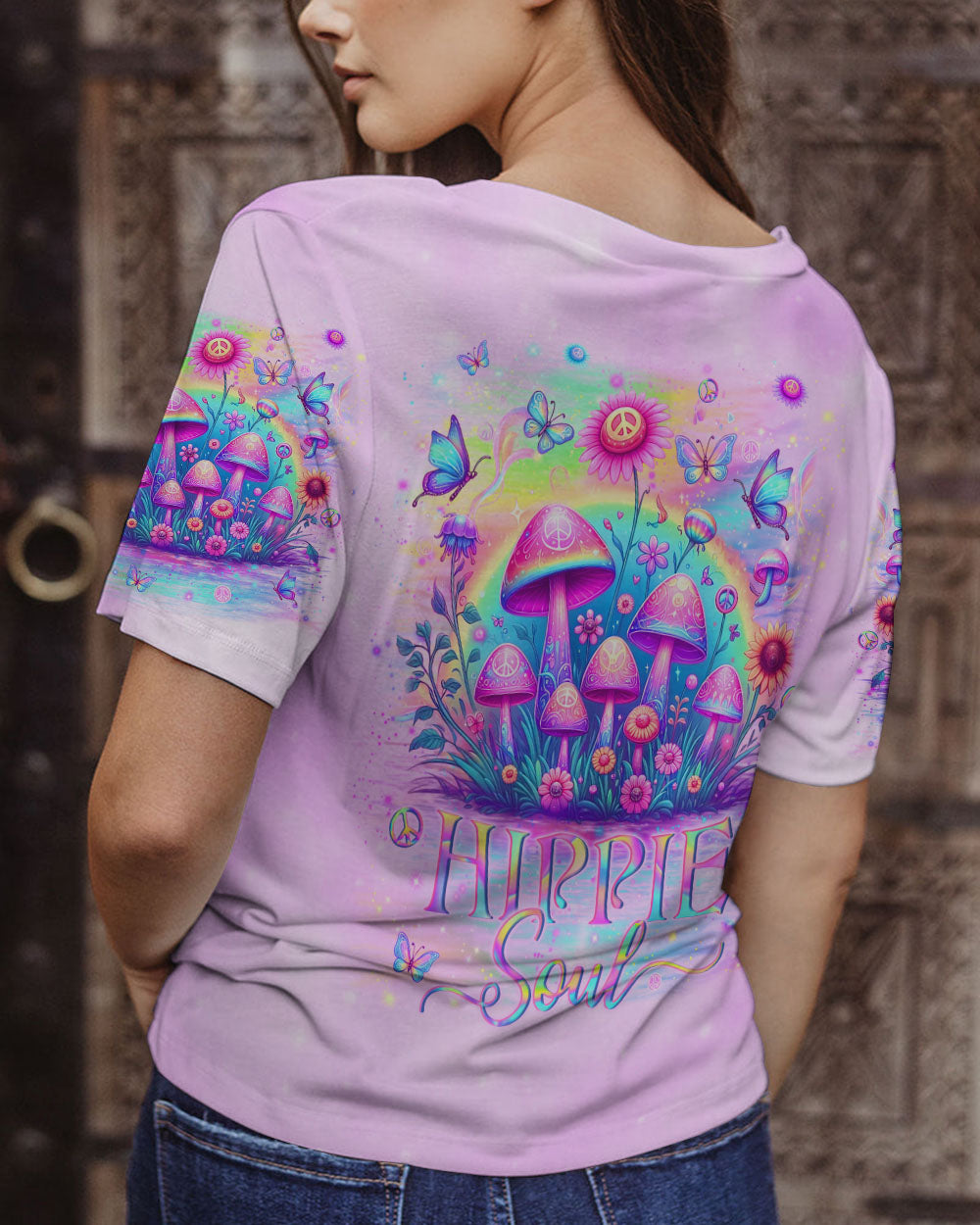 HIPPIE SOUL MUSHROOM ALL OVER PRINT - YHLN2404242