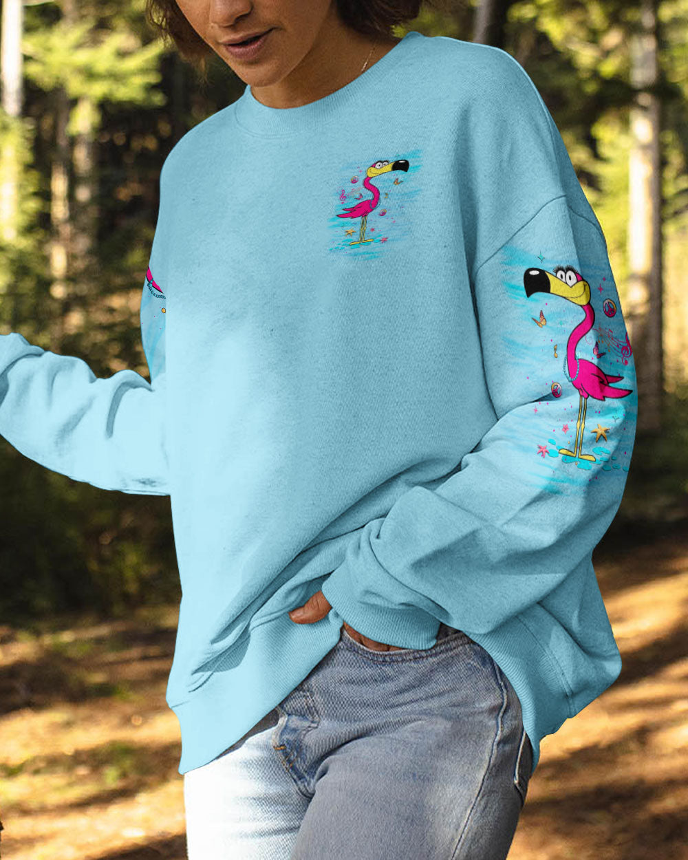 PRETTY IN PINK FLAMINGO ALL OVER PRINT - YHLT0807242