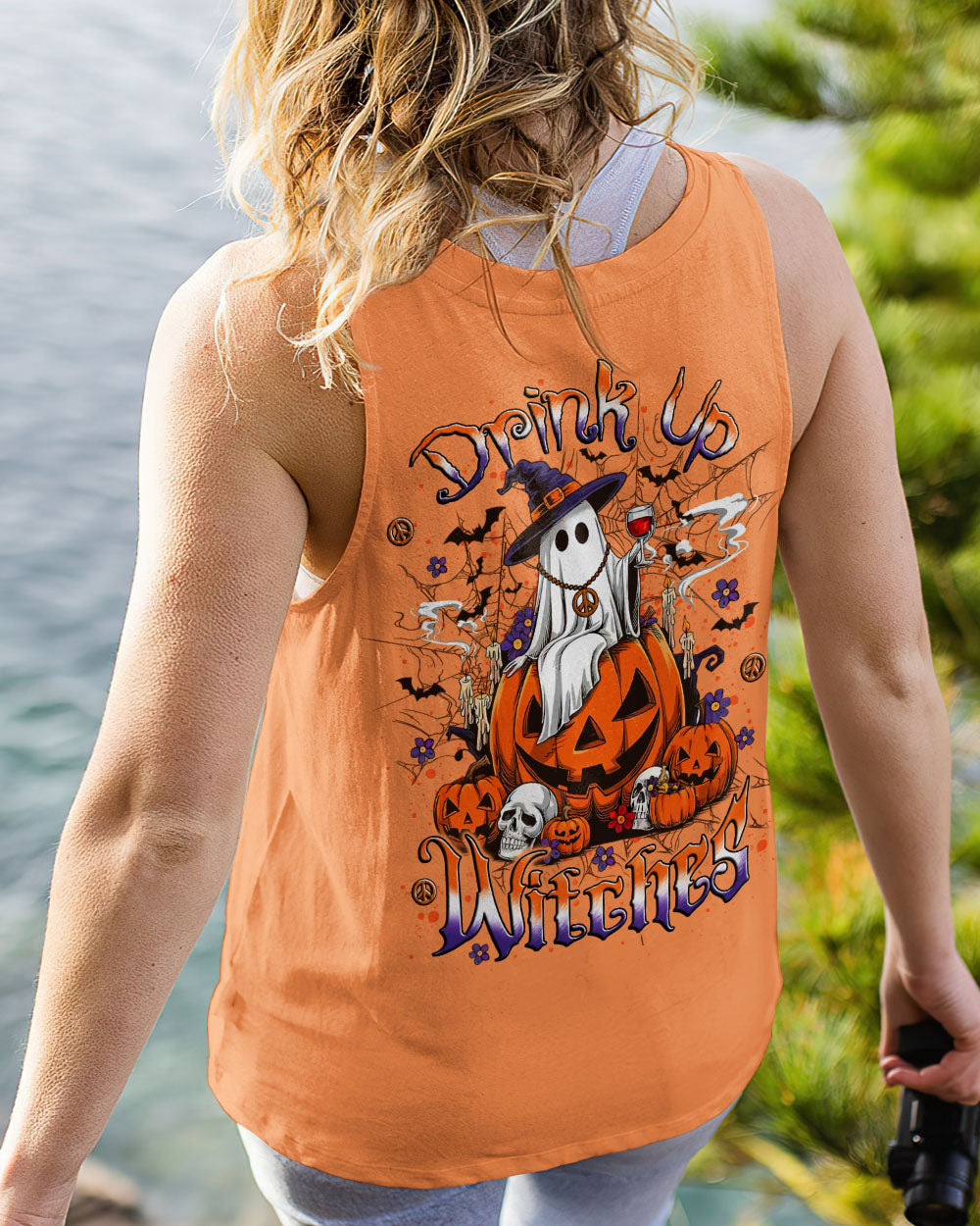 DRINK UP WITCHES HALLOWEEN BOO ALL OVER PRINT - YHLT1507252