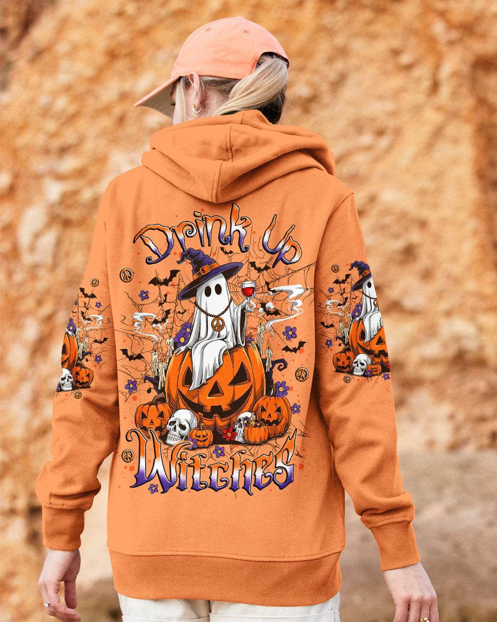 DRINK UP WITCHES HALLOWEEN BOO ALL OVER PRINT - YHLT1507252