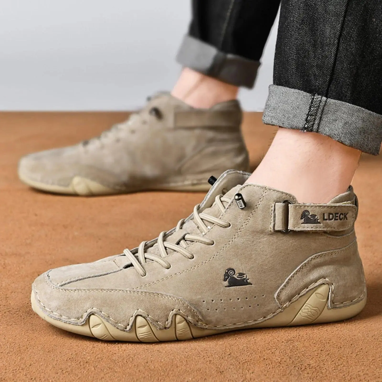 StrideGlide – Your All-Terrain Italian Style Leap Shoes