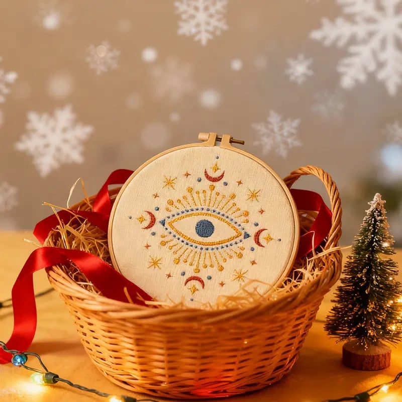 ❤️Beginner Friendly🧶🪡 4 Piece Tarot Astrology Embroidery Starter Kit Includes Instructions🔮