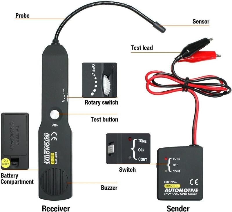 ✨Last Day 49% OFF - Automotive Electrical Open&Short Finder Circuit Tester