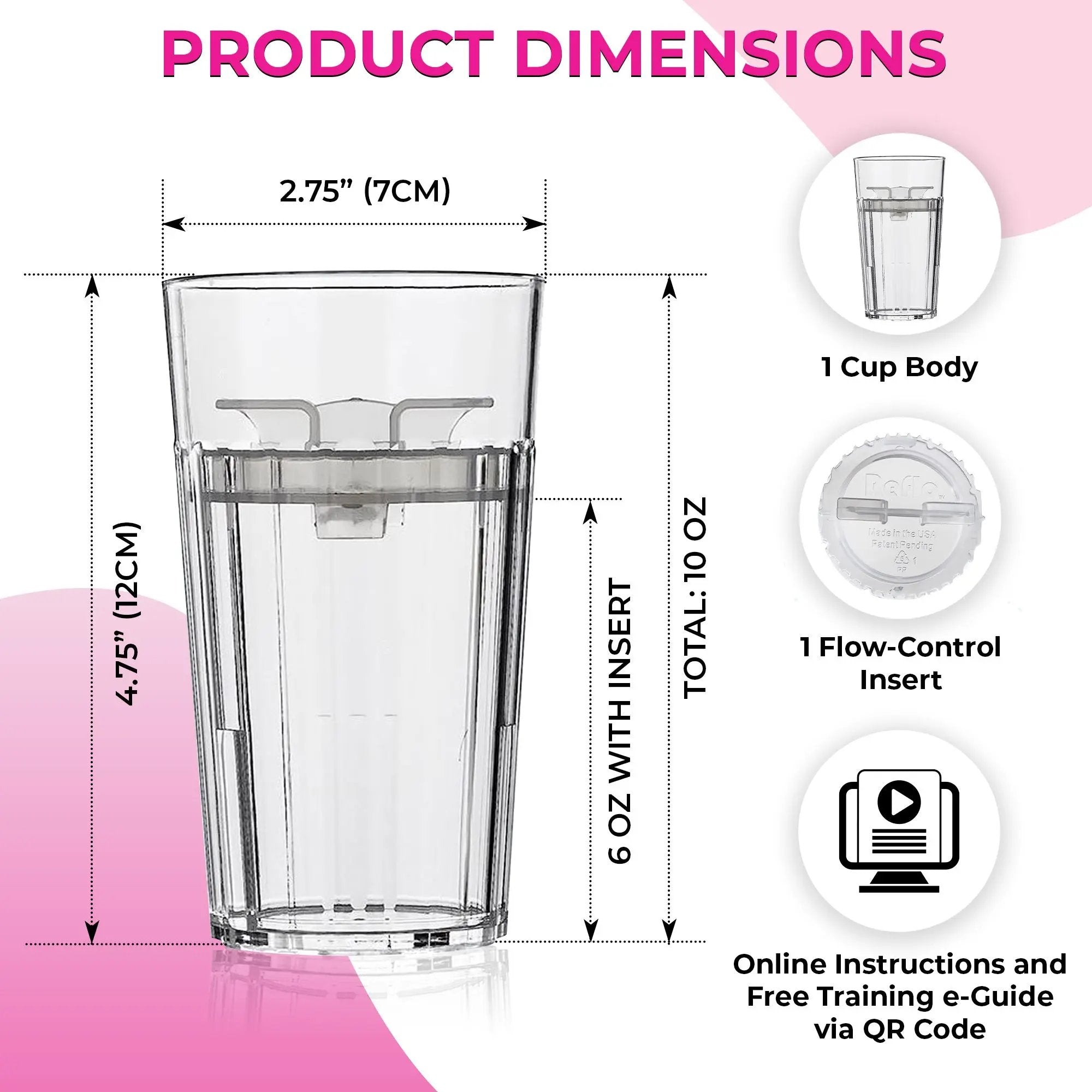 🍼 Safe Toddler Training Cup | Unbreakable 360° Rim Design