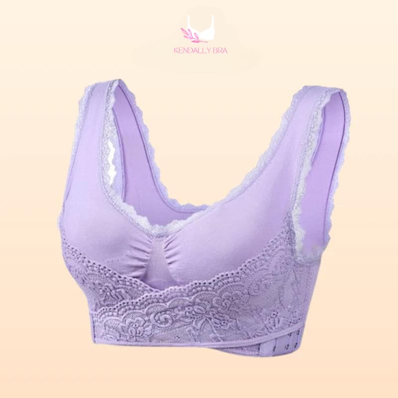 LAST DAY SALE 70% - Comfy Corset Bra Front Cross Side Buckle Lace Bras