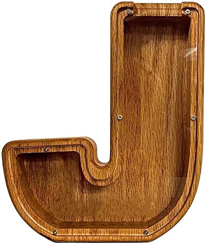 🔥 Last Day 40% OFF – Customize Letter Piggy Bank-Wood Gift For Kids