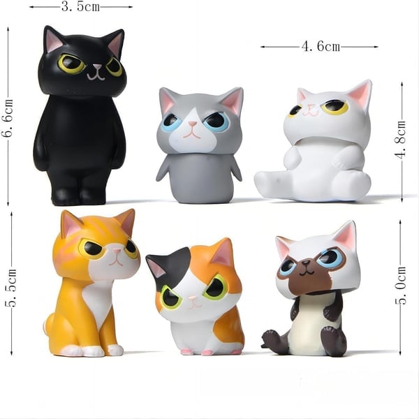 Camouflage Cat Figurine