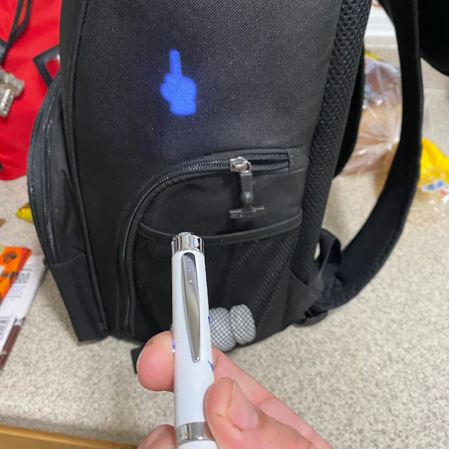 Middle Finger Projector Pen Fuck You Fuck Off Projection Pen