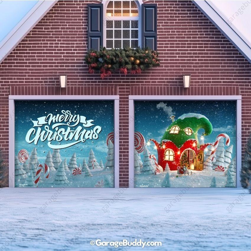 Garage Buddy | Christmas Wonderland | Christmas Garage Door Cover