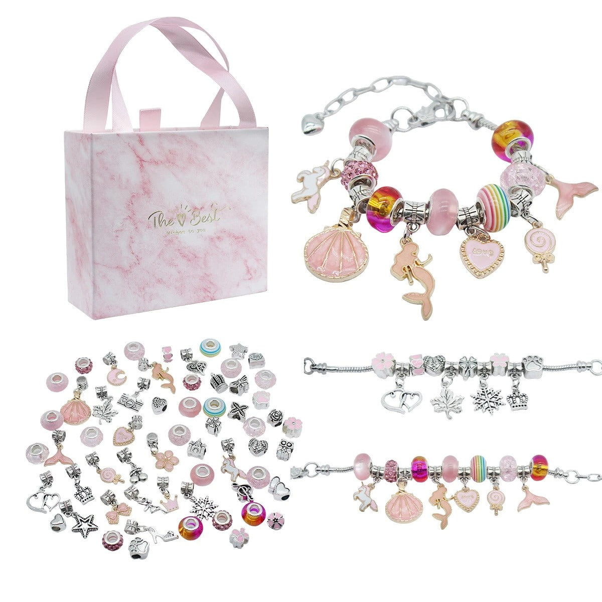 DIY Crystal Bracelet Set