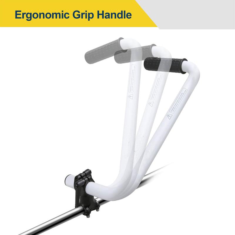 Charactek Ergonomic Weed Eater Handle Extension Weed Wacker Trimmer Grip