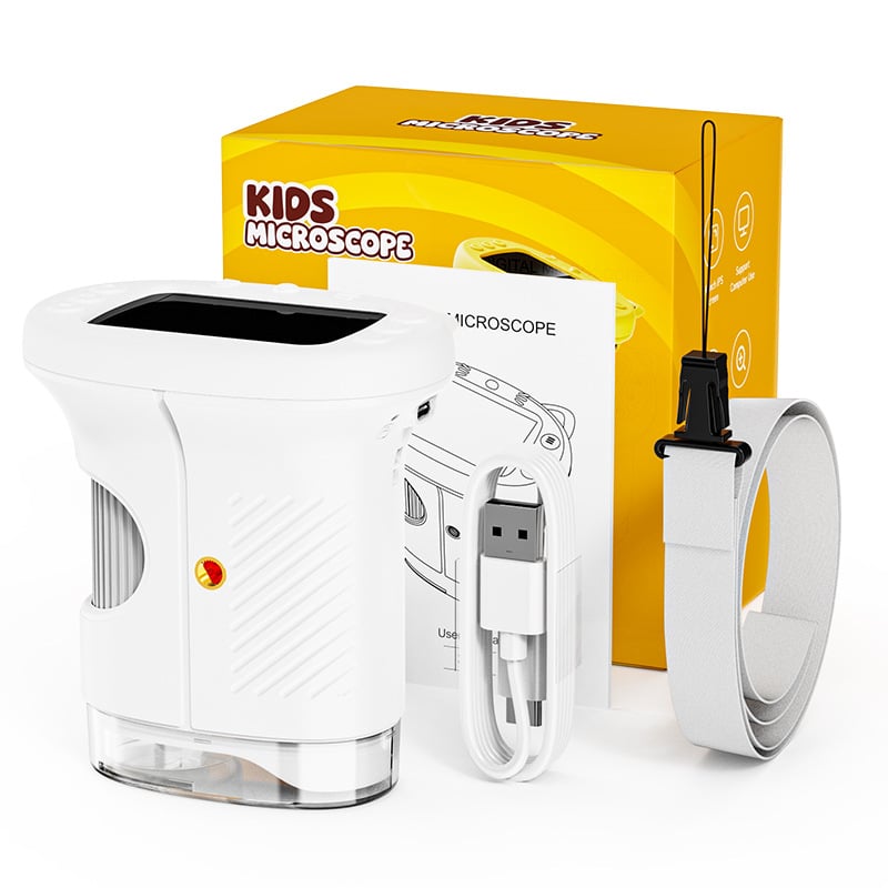 New Upgraded Kids Explorer 2-in-1 Handheld Digital Microscope
