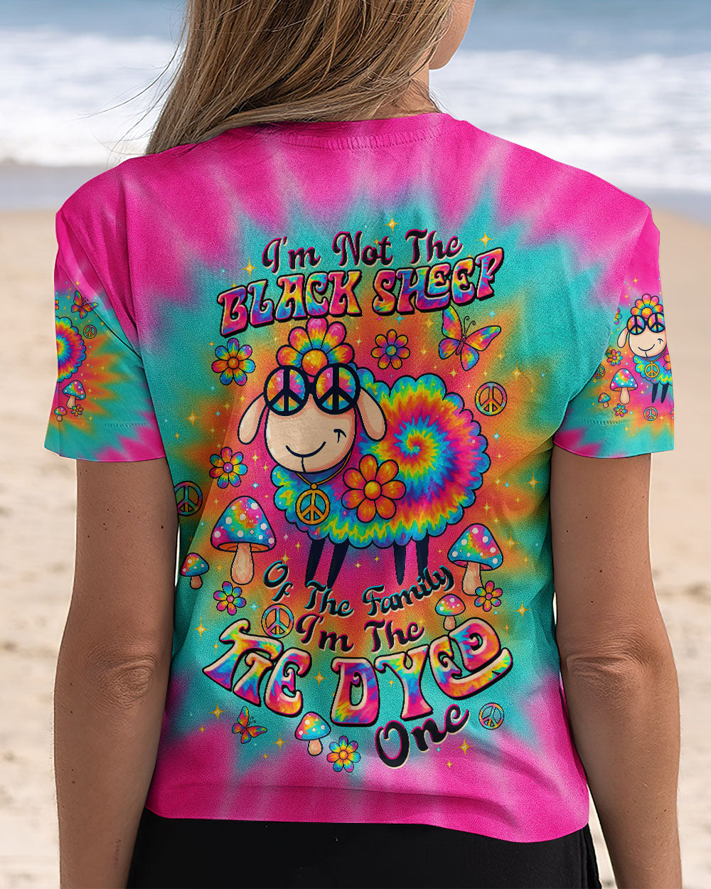 I'M NOT THE BLACK SHEEP TIE DYE ALL OVER PRINT - TLTW2006254