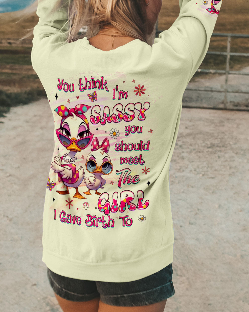 YOU SHOULD MEET THE GIRL DUCK ALL OVER PRINT - YHHG2808251