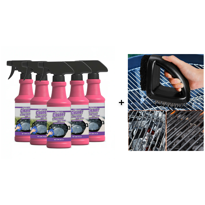 ✨ Fast-Acting Heavy-Duty Grill Degreaser Spray! 🧴
