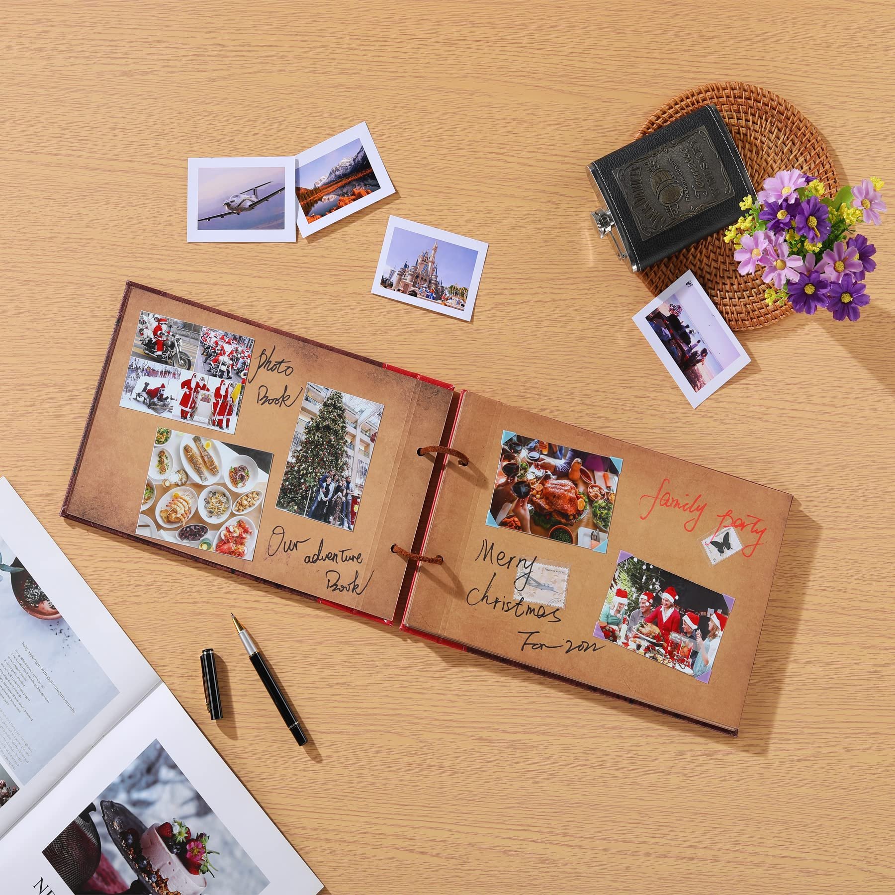 🔥LAST DAY 49% OFF - Vintage Adventure Travel Diary Photo Book Binder