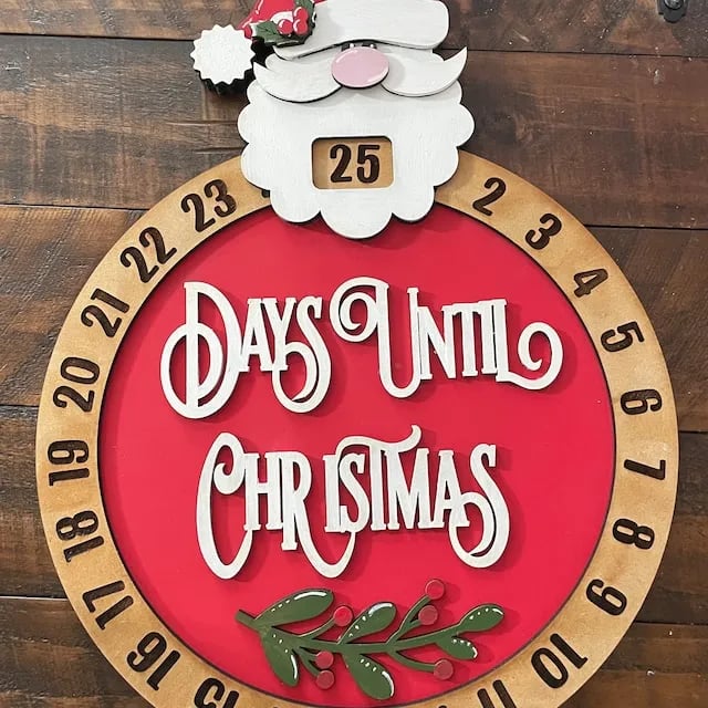 💥Christmas Sale 57% Off - 🗓Rotating Christmas Countdown Calendar
