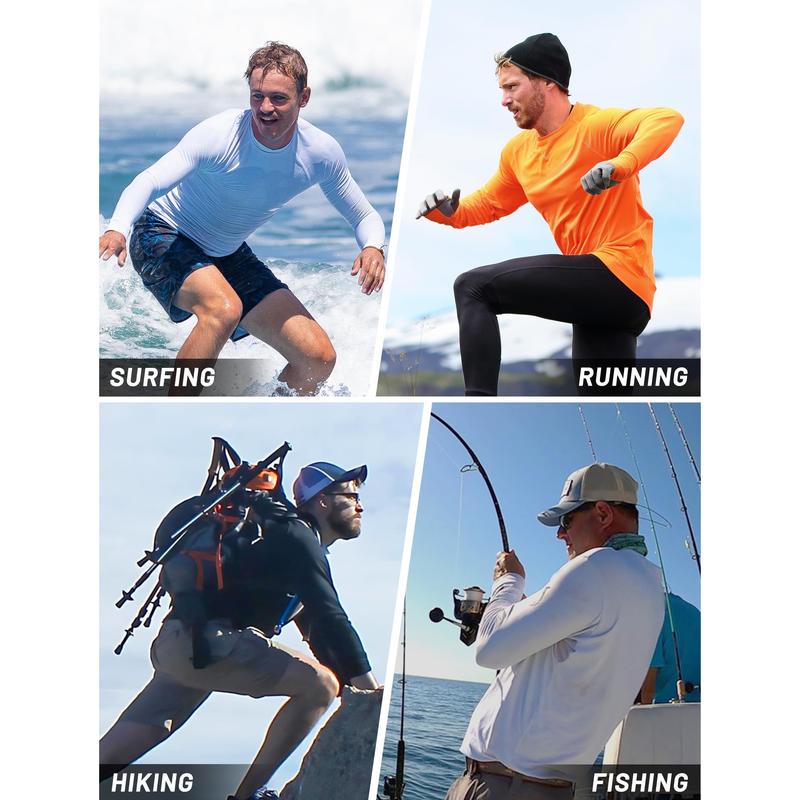 🏆#1 Bestselling-🔥Men's UPF 50+ Long Sleeves Shirts Quick Dry Lightweight T-Shirt