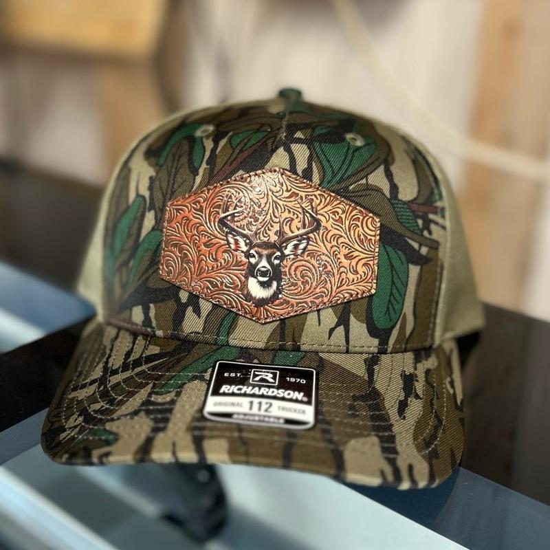 🎁Last 4 hours 50% OFF -🔥Tooled leather Deer Hat (BUY 2 FREE SHIIPPING)