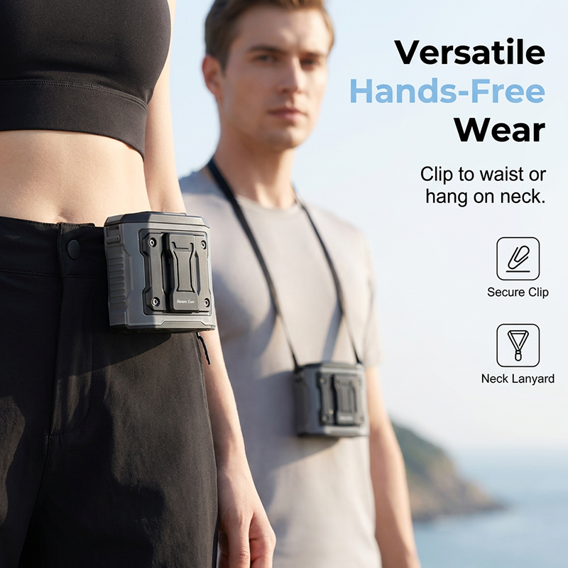🥳2026 HOT SALE🥳💞50K+ SOLD!🌬️High-Speed Portable Waist Clip Cooling Fan✅Factory Direct Sales⌛Limited Quantity