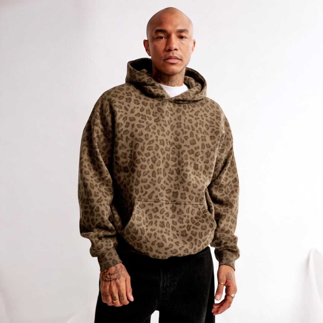 Livesty Viral Leopard Hoodie