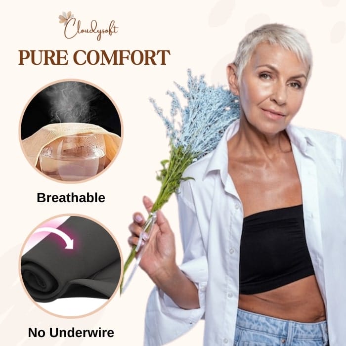 CloudySoft – Pure Comfort Wireless Strapless Bra – Hot Sale 50% Off