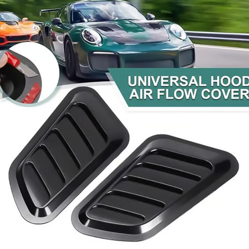 🚗 50% OFF NOW! 💨 Universal Car Hood Vent Decoration – ABS Material, Easy Adhesive Installation & Multiple Finishes 🔧