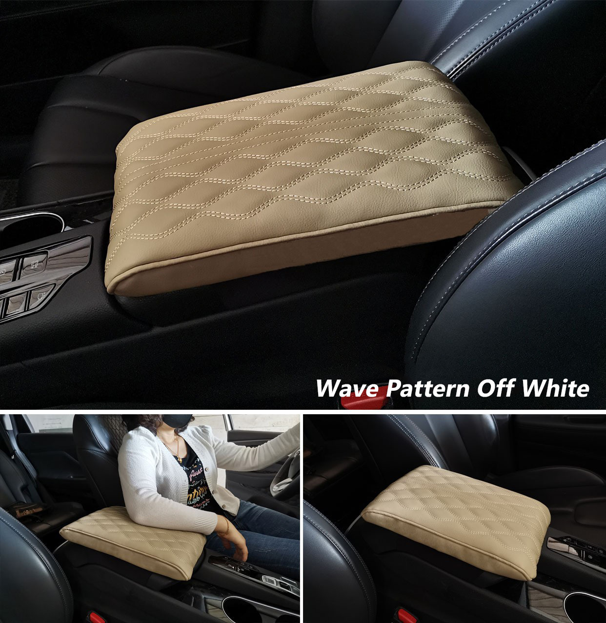 Azemov🔥40% OFF New Year's Hot Sale 🔥Memory Foam Leather Car Armrest Pad