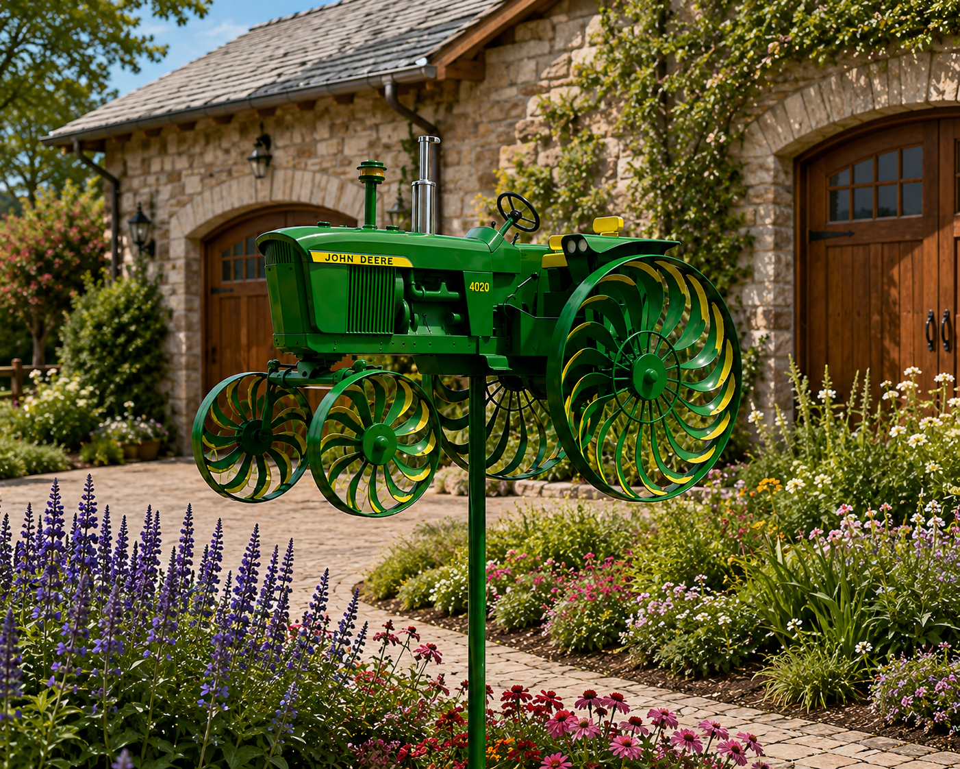 🔥Limited Edition, Only 100 Sets Left! - John Deere Garden Wind Spinner