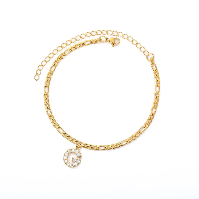 【Buy 1 Get 1 Free】Initial Anklet & Initial Rings