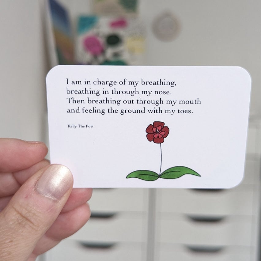 DJIWJDCDA Anxiety Affirmations Card Pack - Positive Quotes