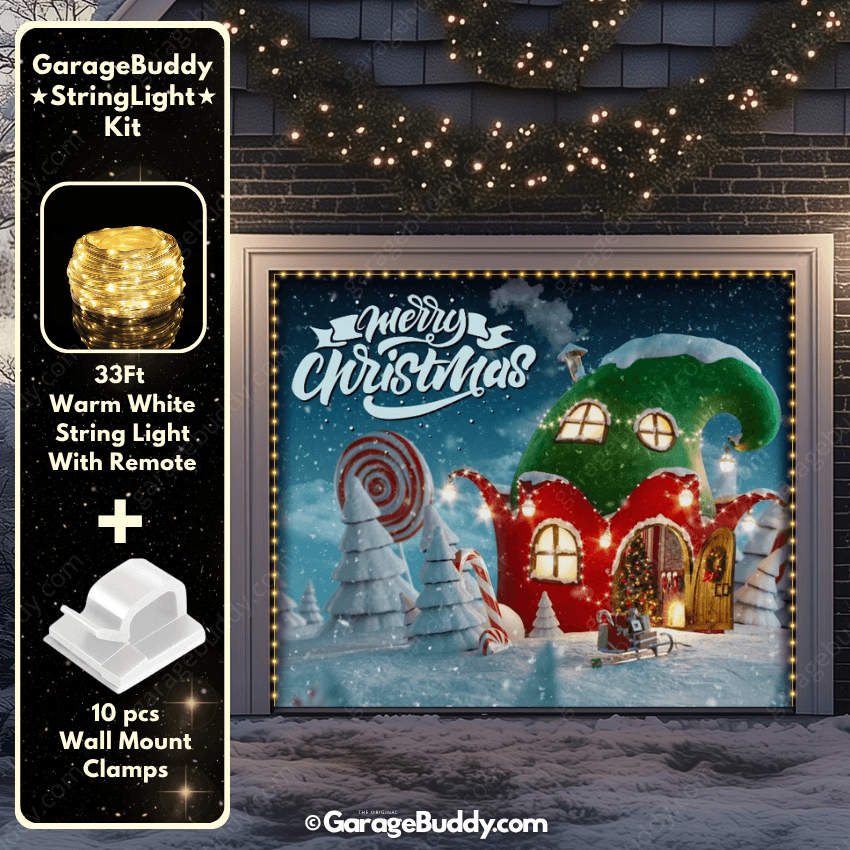 Garage Buddy | Christmas Wonderland | Christmas Garage Door Cover