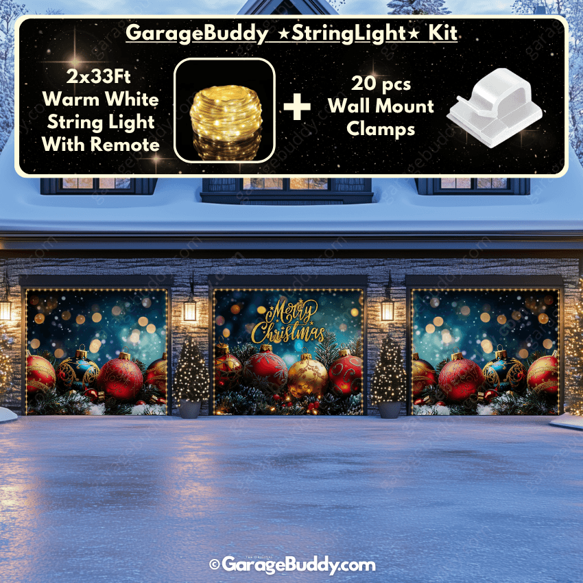 Garage Buddy | Merry Christmas | Christmas Garage Door Cover