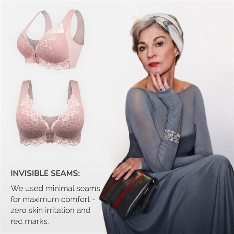 Lily Bras – Front Closure 5d Shaping Push Up Bra – Seamless, Beauty Back, Comfy