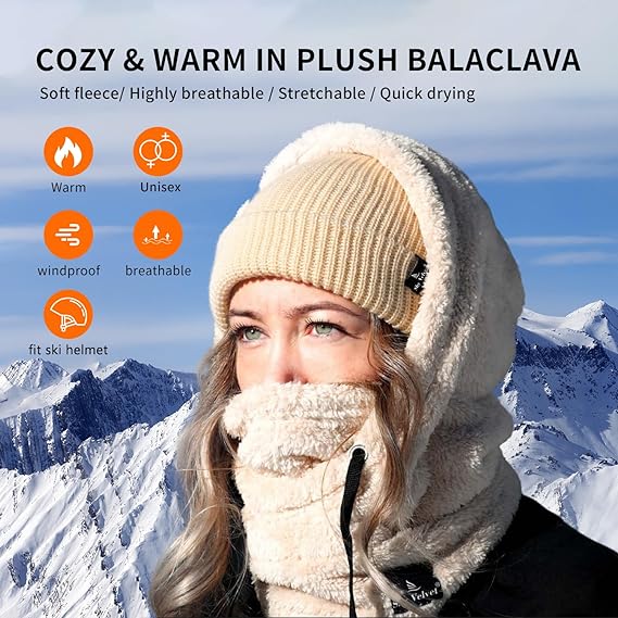 🔥The Best Christmas Gift🎁Sherpa Hood Ski Mask