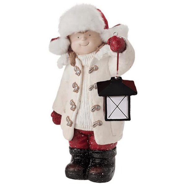 Oncandforal🔥Flash Sale - 49% OFF 🎄Children with Solar Lantern Figurines