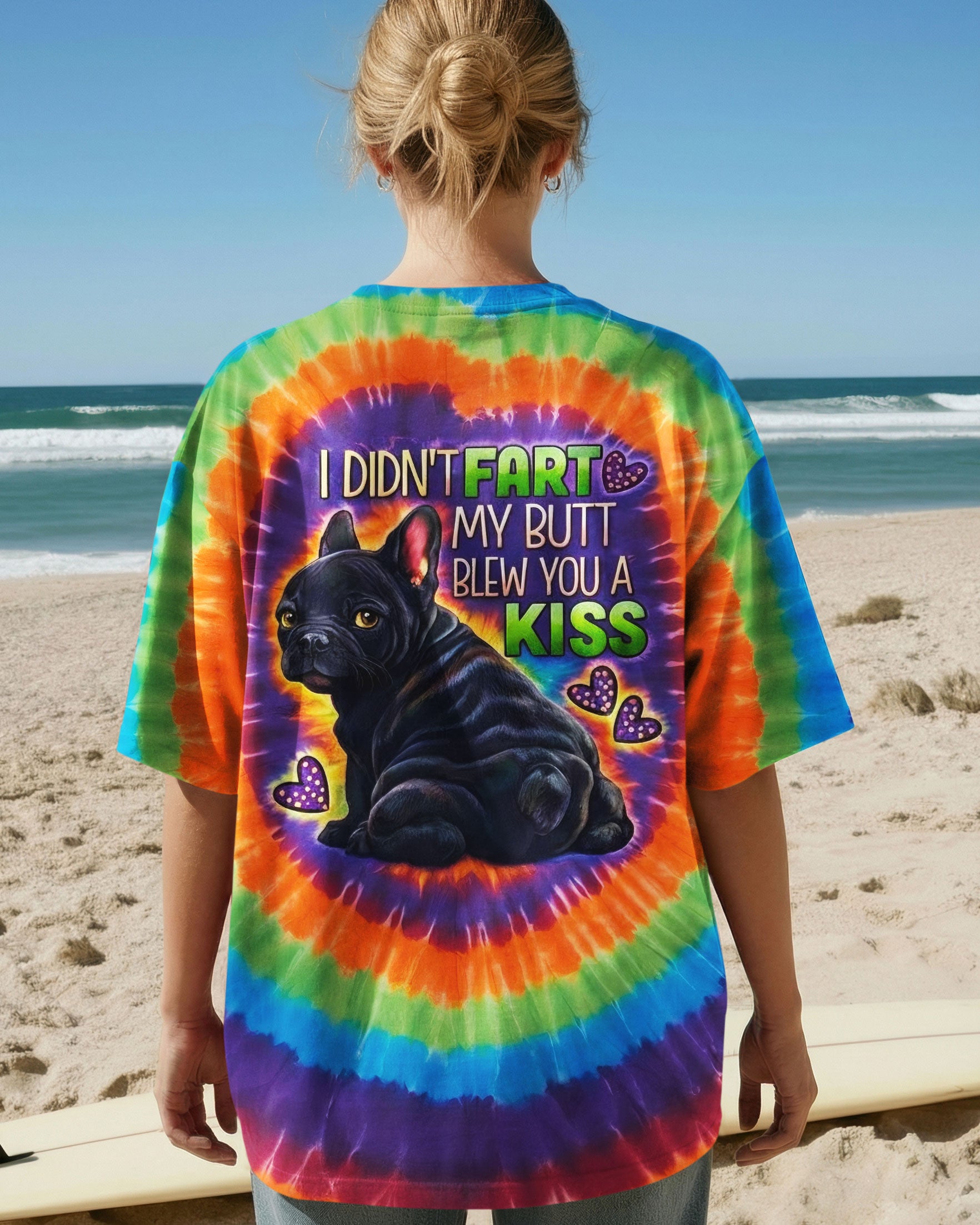 I DIDN'T FART FRENCH BULLDOG  SWIRL ALL OVER PRINT - TLNO0502262