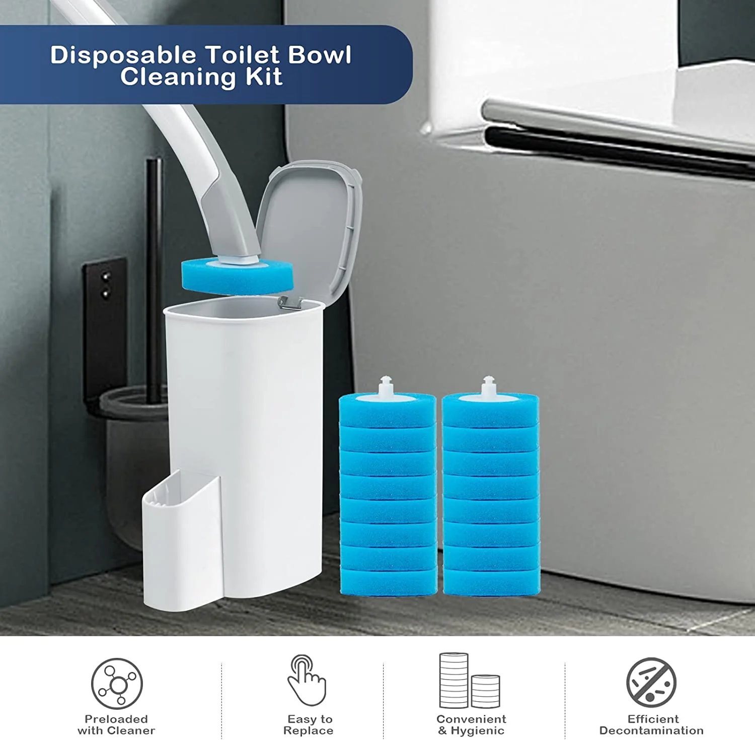 🔥Last Day 60% OFF🔥Disposable Toilet Cleaning System💧