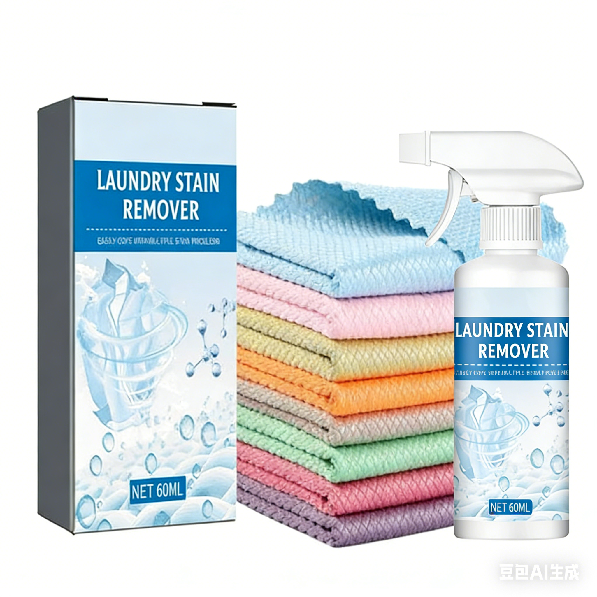 🔥Powerful Laundry Stain Remover Spray!!!✨ Remove Stains in 1 Second! 🧼