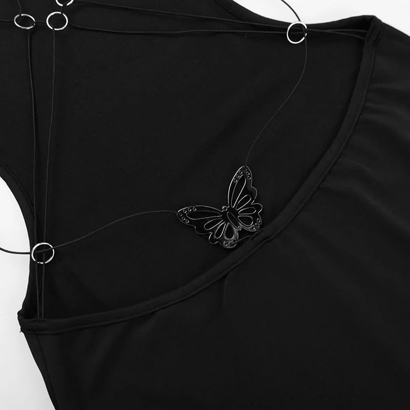 🔥Last 4 hours 49% OFF - 👗Women's Backless Butterfly Decor Bodycon Dress(BUY 2 FREE SHIPPING)