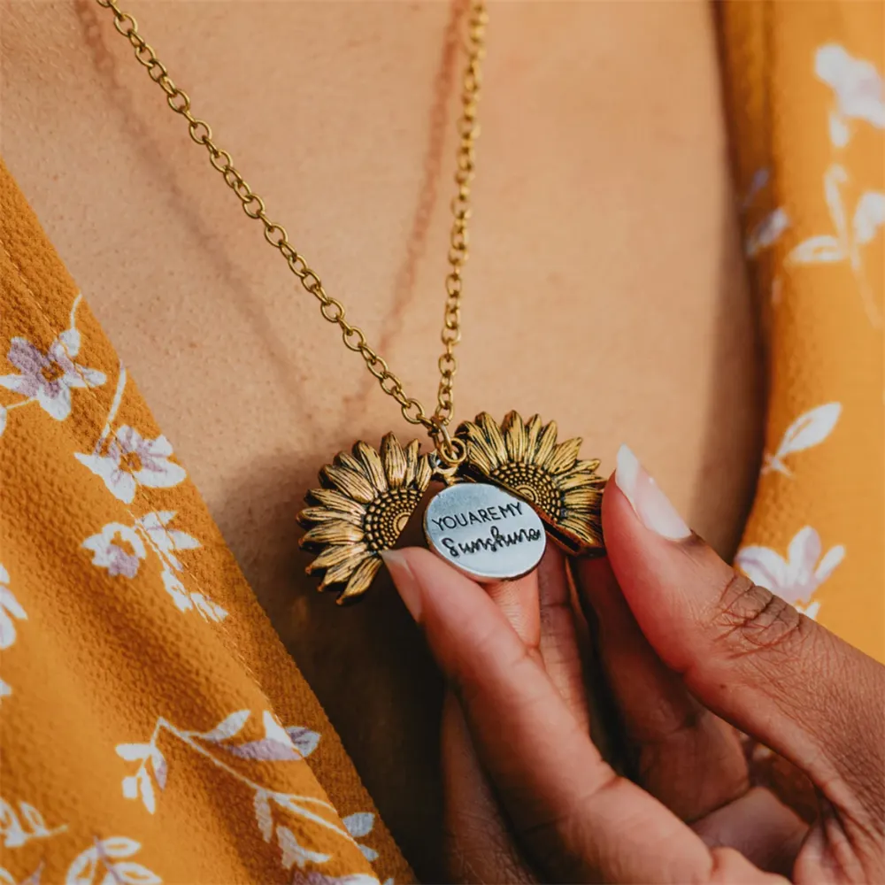 You Are My Sunshine Necklace Pendant