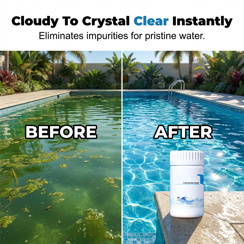 ✨ Crystal Clear Pool Cleaning Tablets! 🏊‍♂️