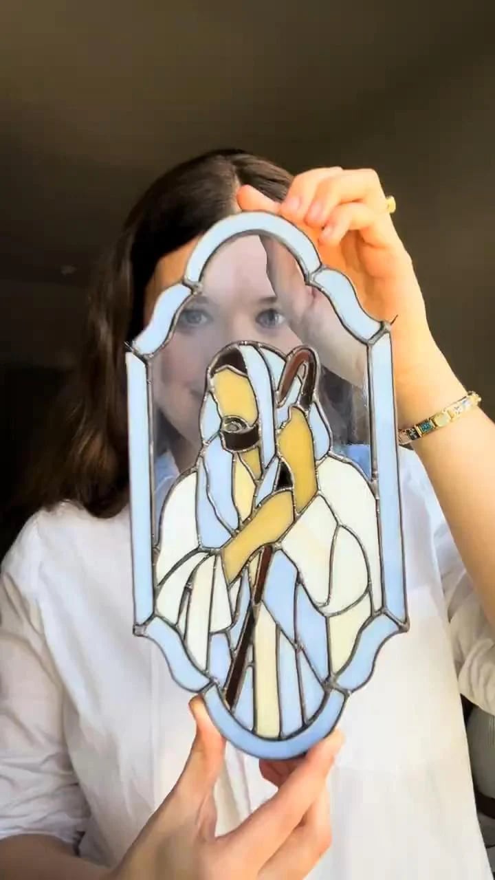 ✨2026 Handcrafted Christian Stained Window Panel